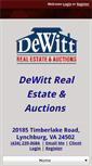 Mobile Screenshot of dewittre.com